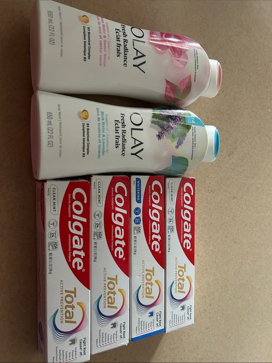 OLAY Other - OLAY Fresh Radiance Body Wash Pair with Pink and Blue Accents